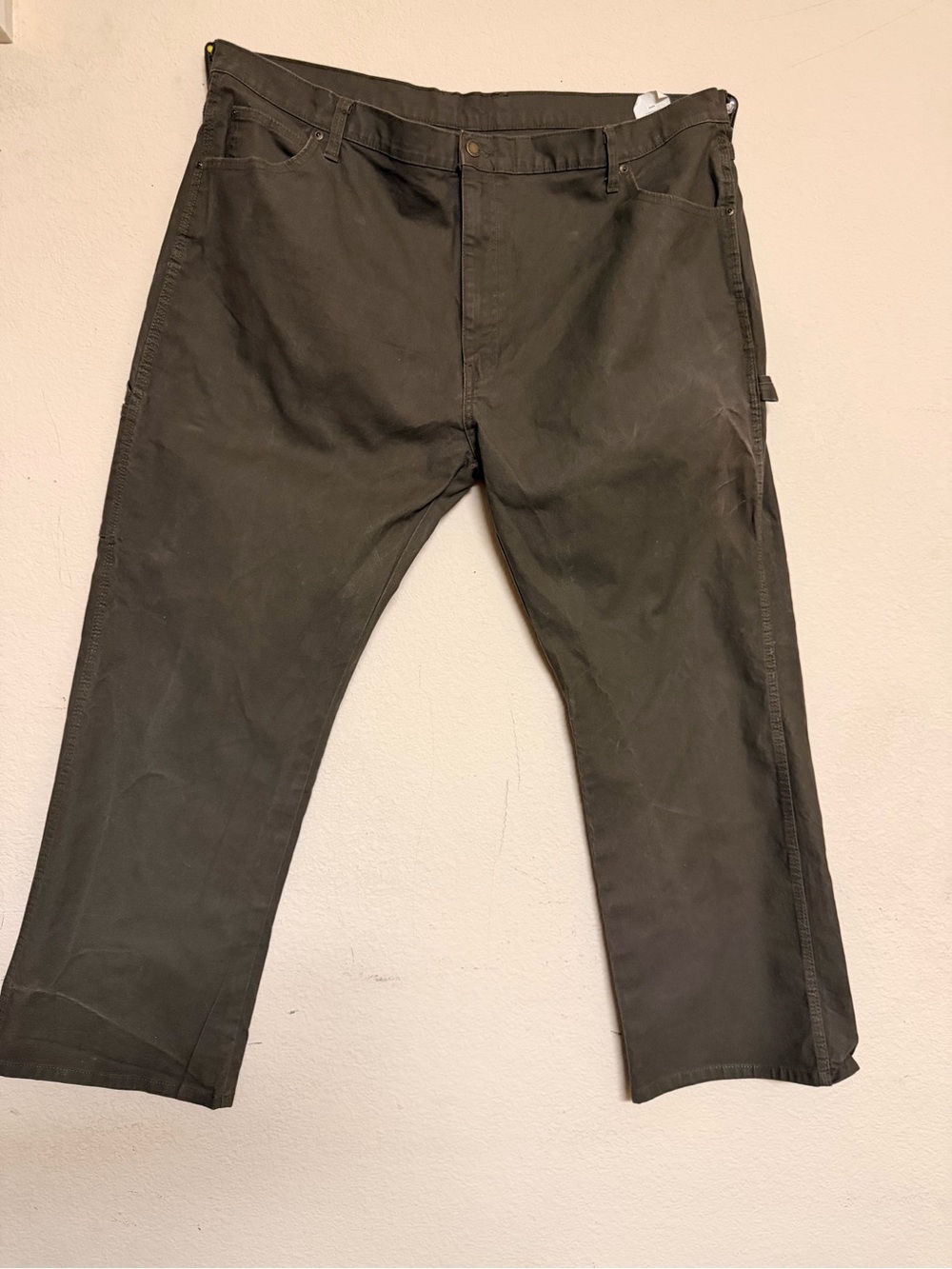 Dickies Men's Cargo Pants in Dark Olive Green